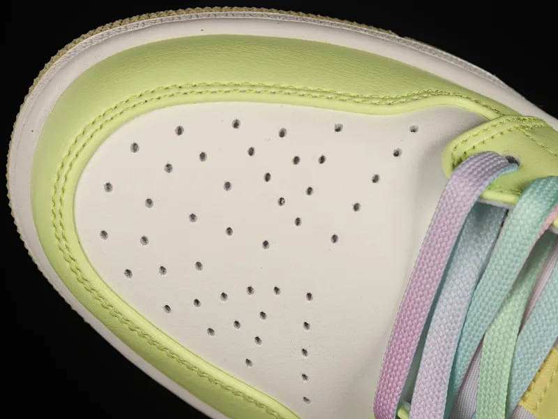 All categories Air Jordan Jordan series basketball shoes Air Jordan 1 Low Air Jordan 1 Low AJ1 Joe 1 fresh white and green cultural low-top basketball shoes FD9906-131